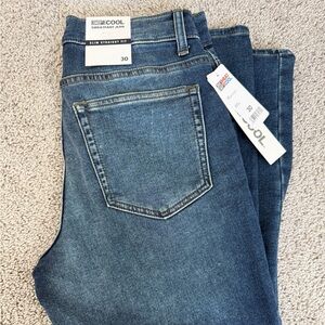 32 Degrees Men's Slim Straight Jeans - Blue